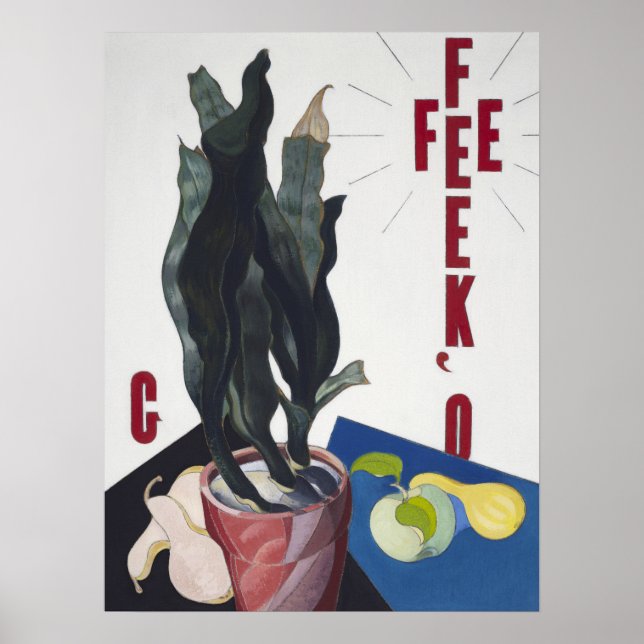 Nature in Shape,O'Keeffe by Charles Demuth Poster (Front)