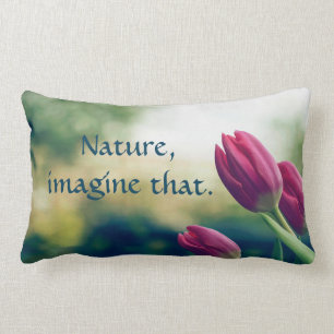 Nature Inspiration Throw Pillow