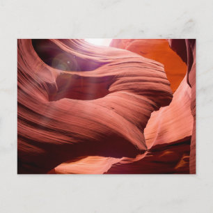 Nature Inspirations Antelope Canyon Sun Peek Postcard