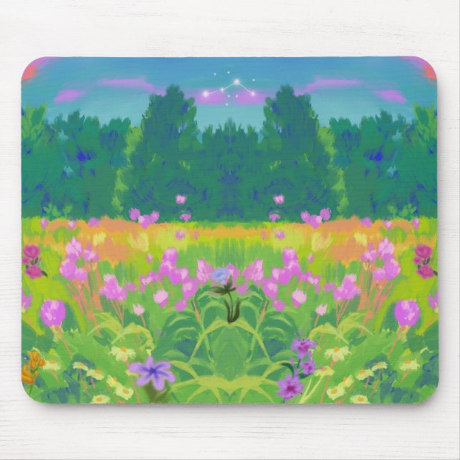 Nature inspire mousepad - scenery design (Front)
