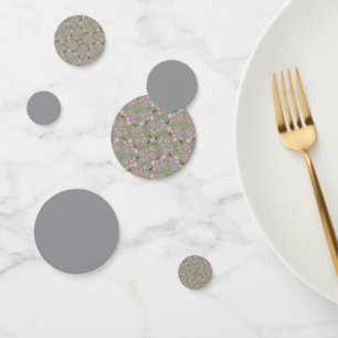 Nature inspired blooms and critters confetti