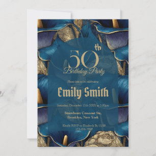 Nature Inspired Call Lilies Petal First Birthday Invitation
