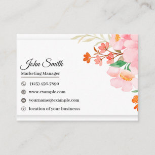 Nature-Inspired : Custom Business Card
