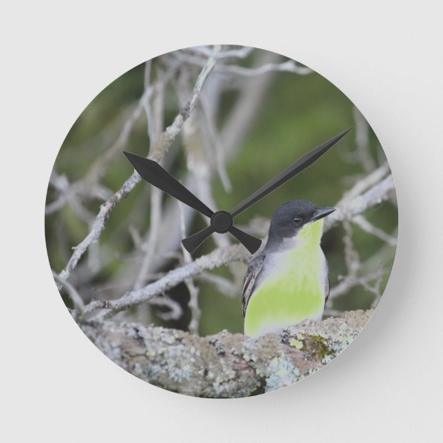 Nature Inspired Design Round Clock (Front)