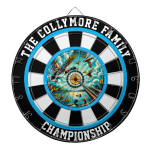 Nature-Inspired Duck Hunting Art Dartboard