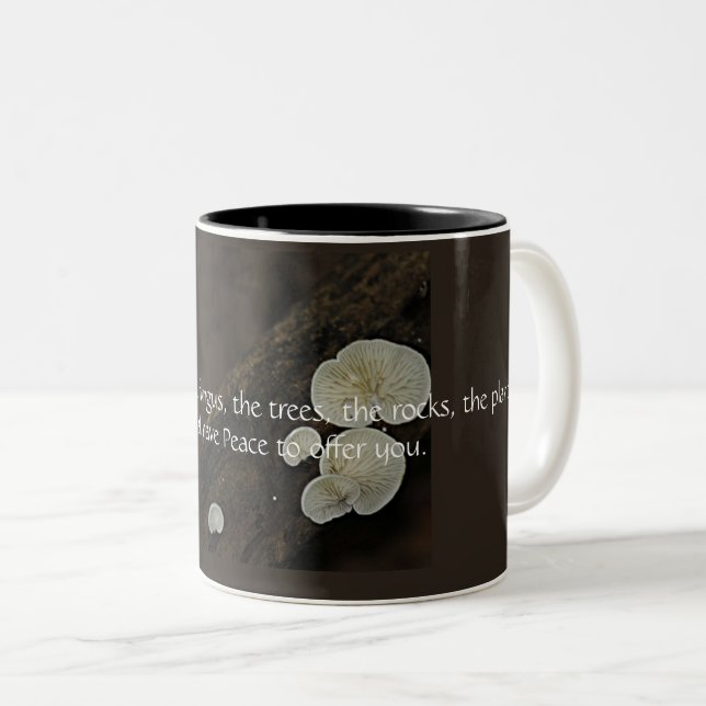 Nature Inspired forest Two-Tone Coffee Mug (Front Right)
