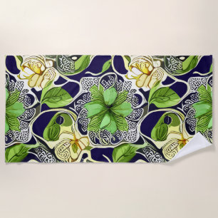 Nature-Inspired Mandala Beach Towel