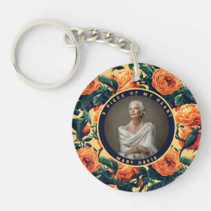 Nature-inspired Retirement Gifts For Grandma Photo Keychain