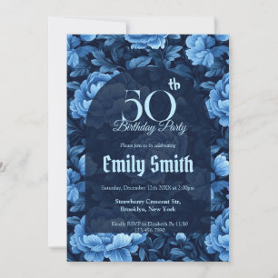 Nature Inspired Rose Flower Summer Party Invitation