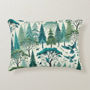 Nature-Inspired Seamless Design Accent Pillow