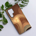 Nature-Inspired Swirl Samsung Galaxy Case<br><div class="desc">Discover the perfect fusion of tech and nature with this phone case. Its soft,  wavy patterns in earthy tones elegantly merge digital aesthetics with the serenity of the outdoors. Protect your phone in style while adding a touch of natural charm.</div>