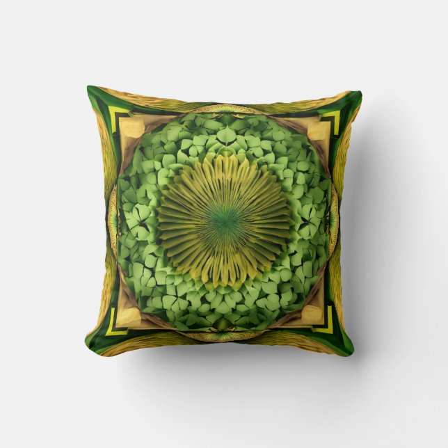Nature-Inspired Textures and Patterns in Design Throw Pillow (Front)