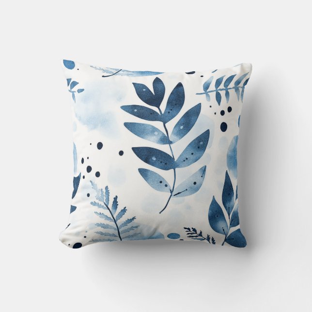 Nature-Inspired Throw Pillow (Front)