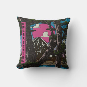 Nature is a great teacher throw pillow