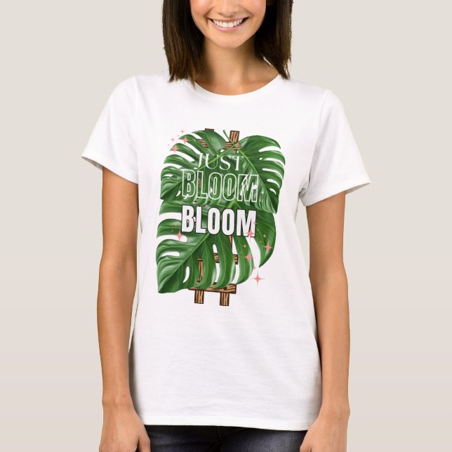 "Nature is always with me" t-shirt  (Front)