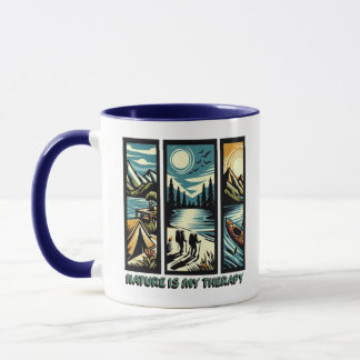 Nature Is My Therapy Mug