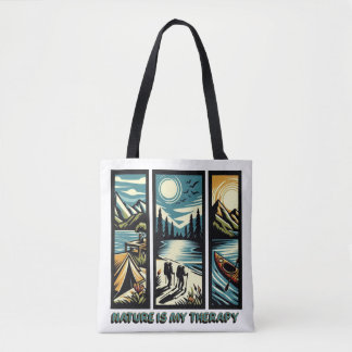 Nature Is My Therapy Tote Bag