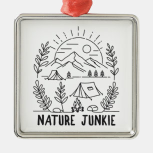 Nature Junkie Metal Ornament