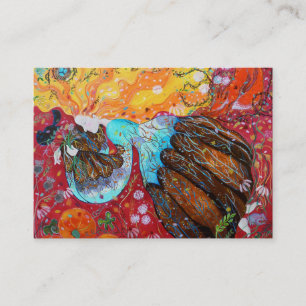 Nature Lady and the Seasons of the Year. Business Card