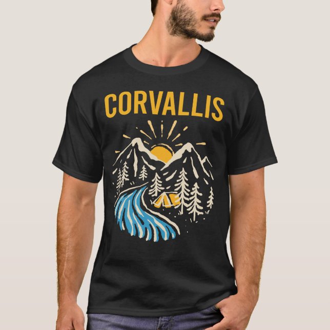 Nature Landscape Corvallis T-Shirt (Front)
