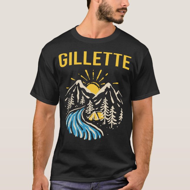 Nature Landscape Gillette T-Shirt (Front)