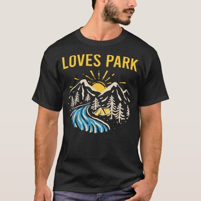 Nature Landscape Loves Park T-Shirt (Front)