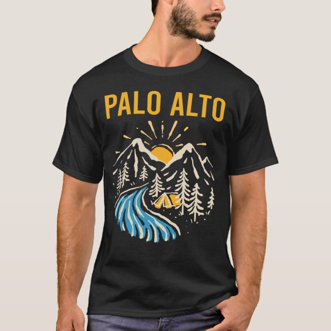 Nature Landscape Palo Alto T-Shirt (Front)