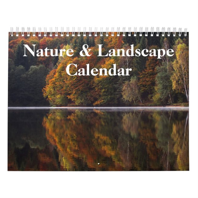 Nature & Landscape Photography 2025 Calendar (Cover)