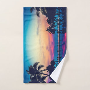 Nature Landscape Pool Palm Trees-25925 Hand Towel