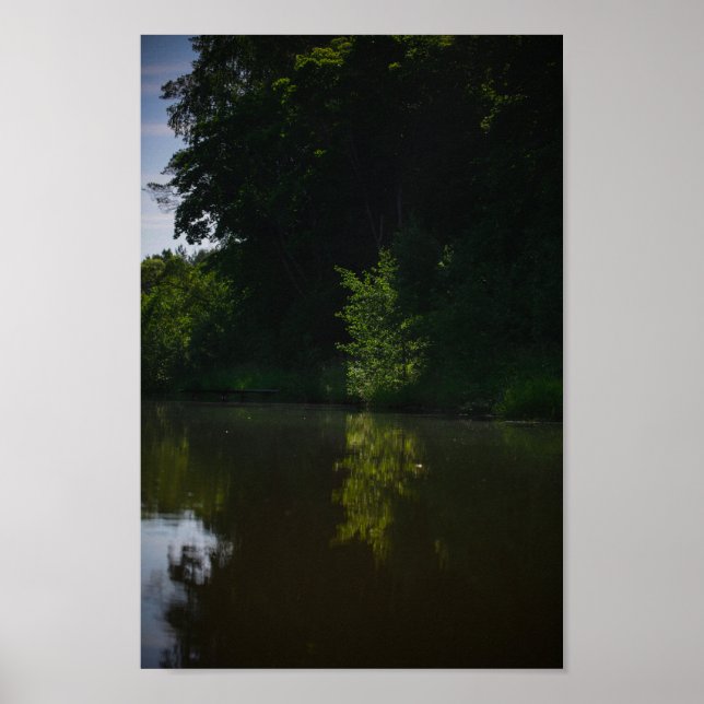 Nature Landscape River Belarus Trees Poster (Front)