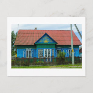 Nature Landscape Rural Village Hut House Postcard