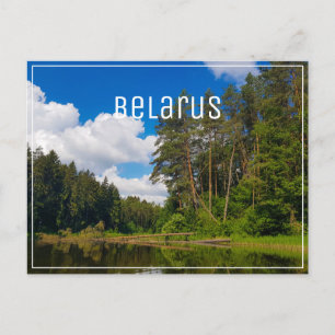Nature Landscape Scenery Canal Sky Belarus Postcard