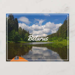 Nature Landscape Scenery Canal Sky Belarus Postcard