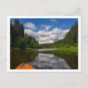 Nature Landscape Scenery Canal Sky Belarus Postcard