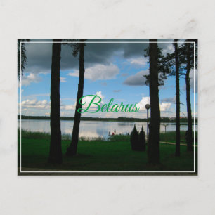 Nature Landscape Scenery Lake Sky Belarus Postcard