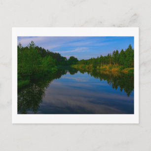 Nature Landscape Scenery Lake Sky Belarus Postcard