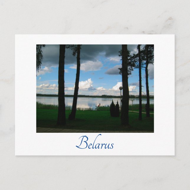 Nature Landscape Scenery Lake Sky Belarus Postcard (Front)