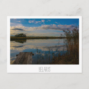 Nature Landscape Scenery Lake Sky Belarus Postcard