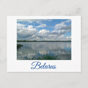Nature Landscape Scenery Lake Sky Belarus Postcard