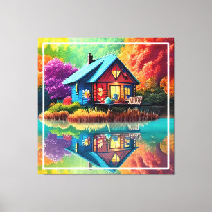 Nature Landscape with Autumn-38566 Canvas Print