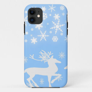 Nature  Landscapes  Seasons Winter Snowflake Deer iPhone 11 Case