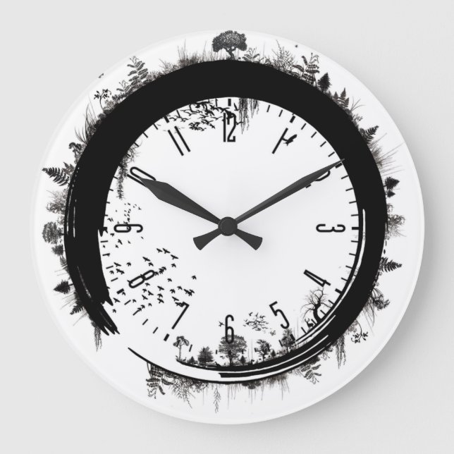 Nature Large Clock (Front)