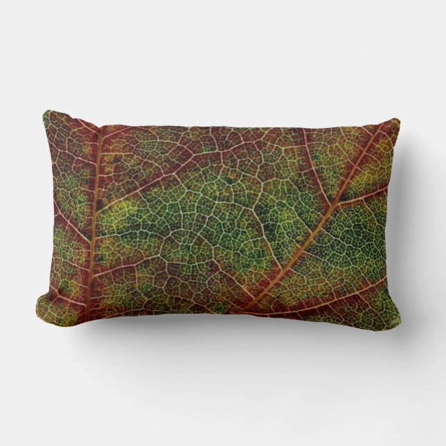 Nature Leaf Lumbar Pillow (Front)