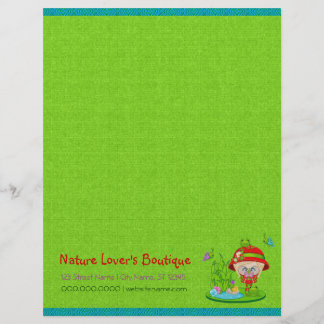 Nature Lover Frog Faery Letterhead