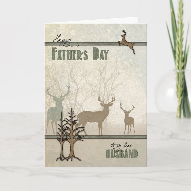 Nature Loving Husband Father's Day Card (Front)