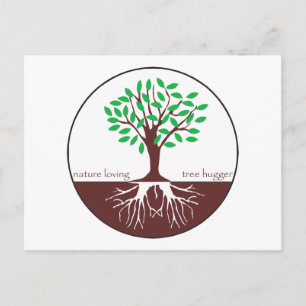 Nature Loving Tree Hugger Postcard