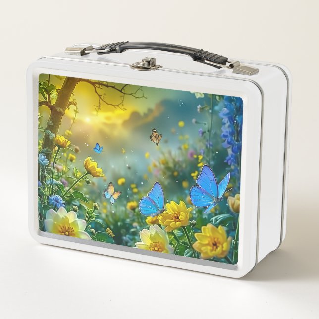 nature metal lunch box (Front)