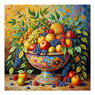 Nature morte - Affiche Fruit Plethora.
