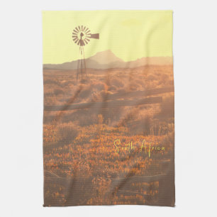 Nature Mountain South Africa ZA Wind Pump Kitchen Towel