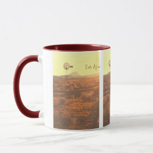 Nature Mountain South Africa ZA Wind Pump Mug